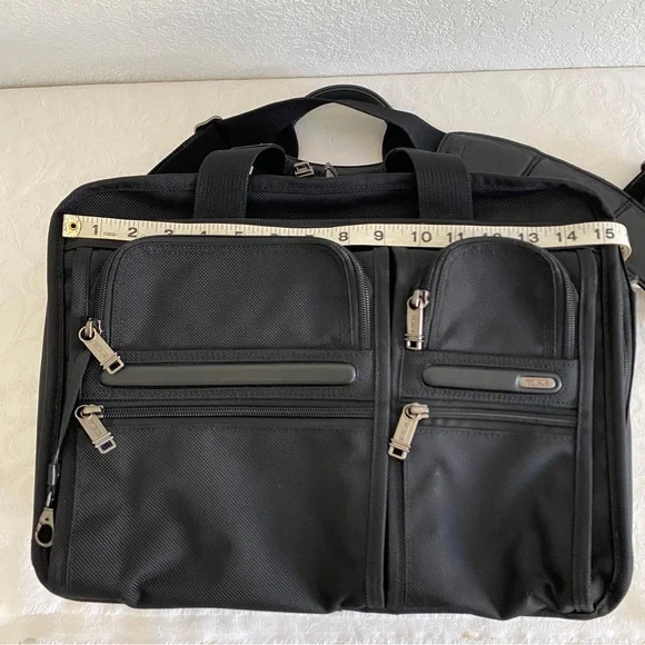 Tumi expandable laptop briefcase